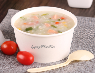 Tô giấy trắng 36oz (1080ml)- Có khay 2 tầng